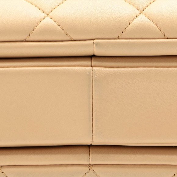 Chanel Lambskin Beige Medium Trendy CC Top Handle Bag - Picture 11 of 13